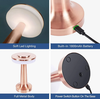 Tidlös Trådlös LED-Bordslampa