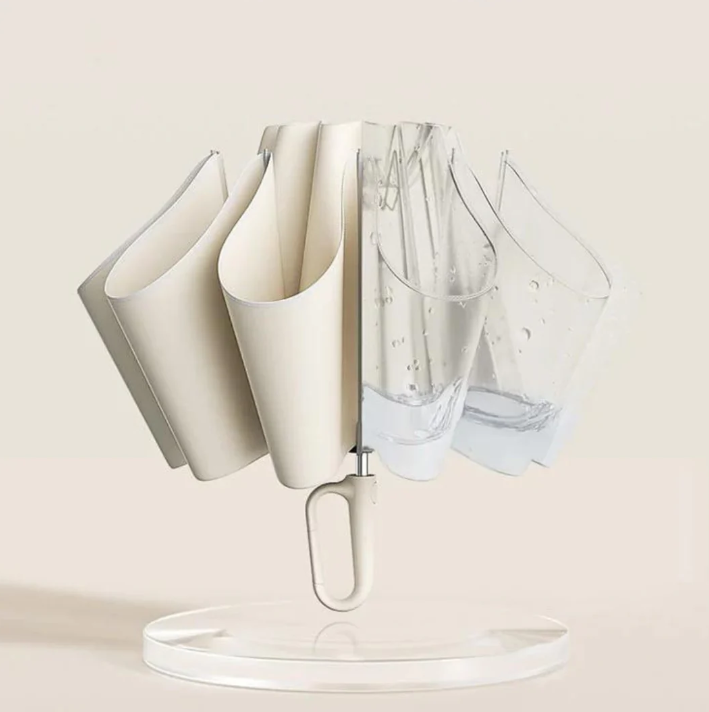 Stormsäkert paraply med reflekterande kant