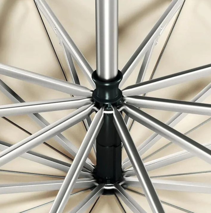 Stormsäkert paraply med reflekterande kant