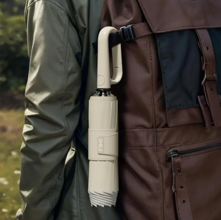 Stormsäkert paraply med reflekterande kant