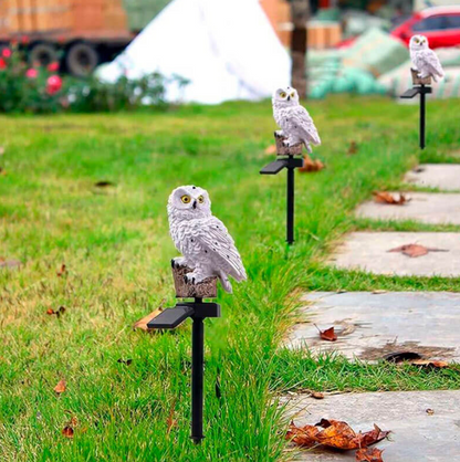 Solar-Uggla Trädgårdslampa
