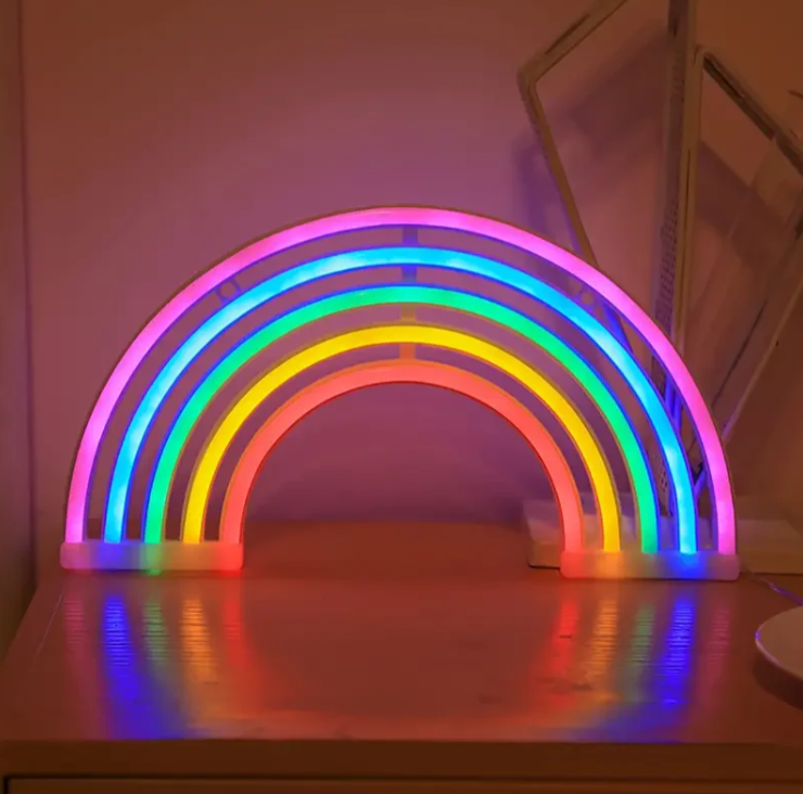 Vibrant RGB LED Stämningsbordslampa – Idealisk för Hemmet, Sovrummet & Fester