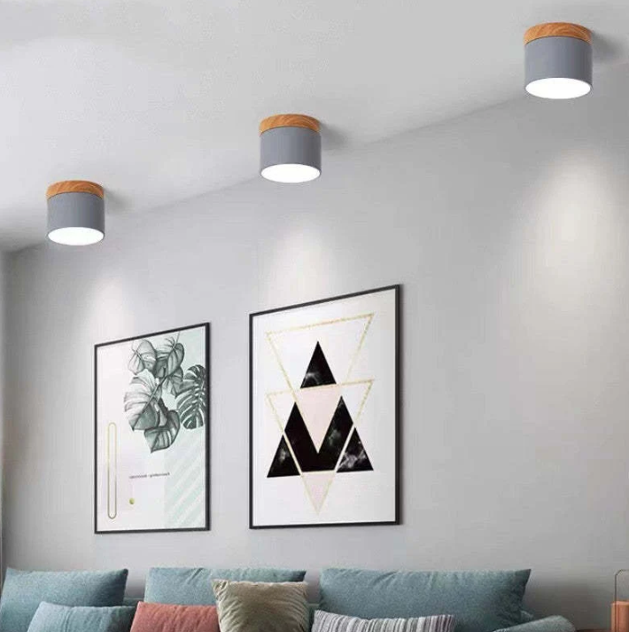 Morandi-inspirerad modern LED-taklampa