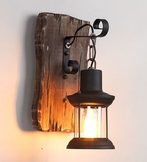 UrbanGlow - Industriell Vintage Vägglampa i Retro Stil för Loft, Café & Vardagsrum