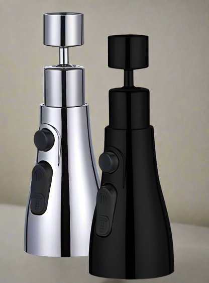 Norvion Arc | Utdragbar köksblandare i svart med 360°-rotation och vattensparfunktion