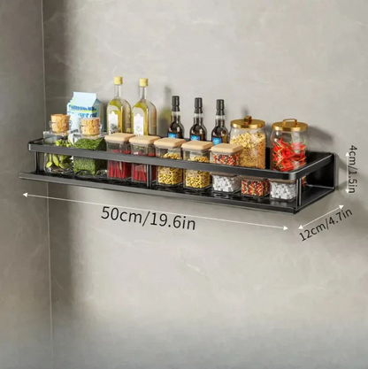 Modernt grått köksregal