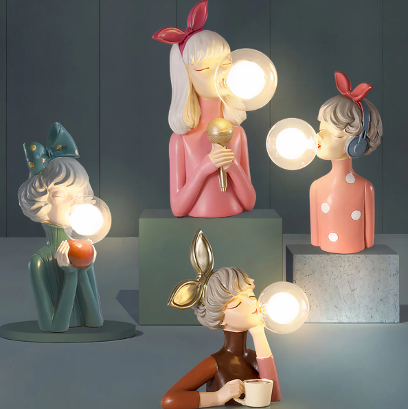 Kreativa Tuggummibubblor Lampa