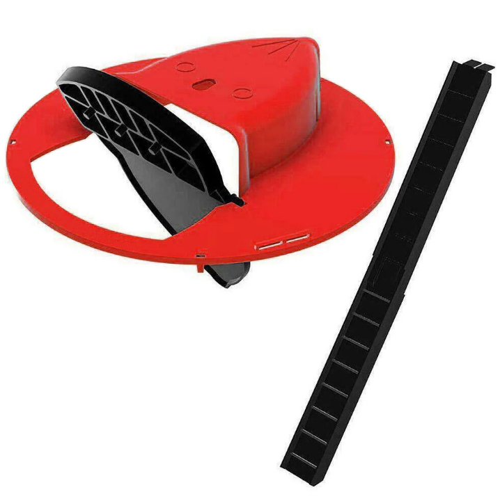 Självstängande musfälla med automatisk återställning