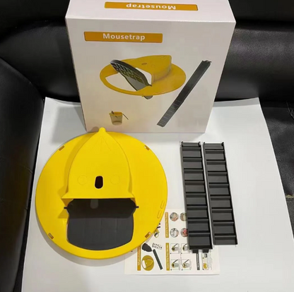 Självstängande musfälla med automatisk återställning