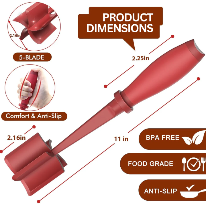 Värmebeständig köttkrossare