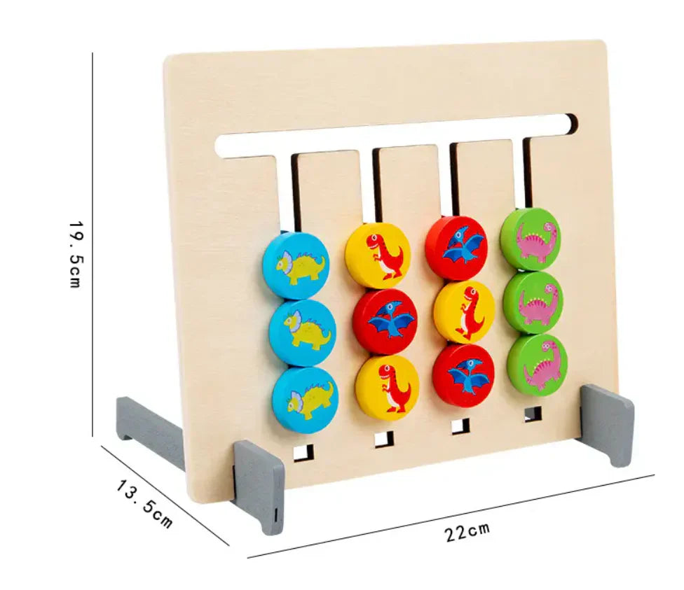 Montessori Form och Färg Lärande Spel Tillverkat av Trä