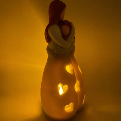 Symbolisk mor-och-barn-ljusstake