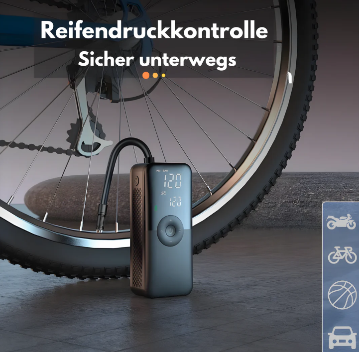 Transportabel Mini Luftpump