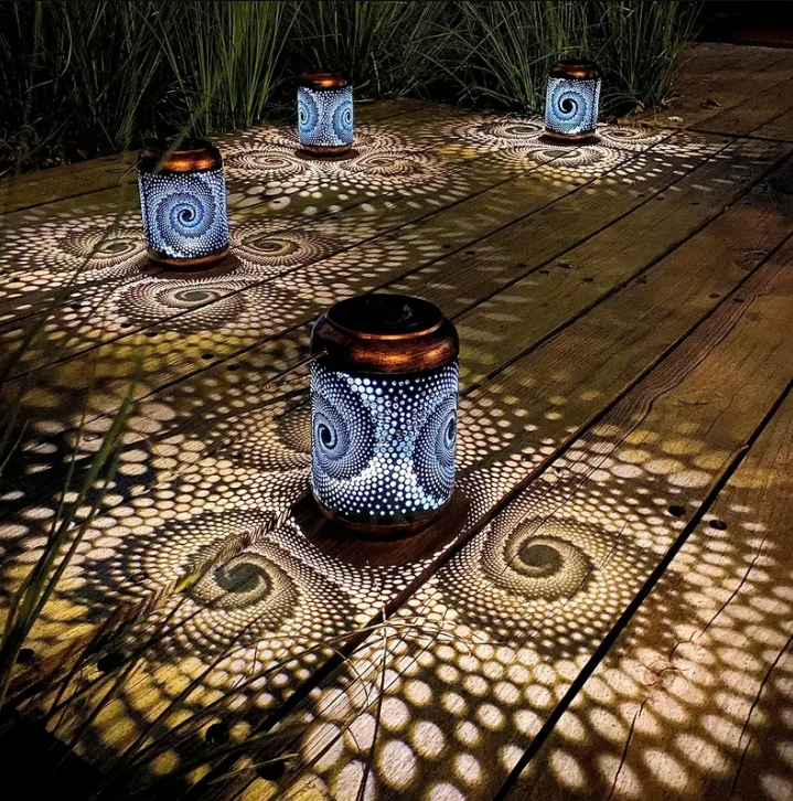 Modern utomhusbelysning med stilren design