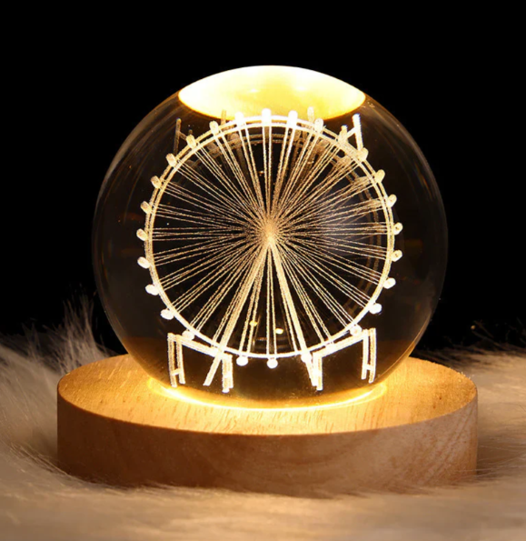 3D-Kristall-Stämningslampa