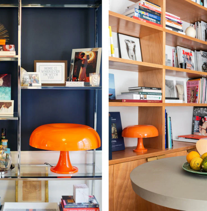 Modern Designer LED Mushroom Table Lamp – Minimalistic for Bedroom &amp; Living Room