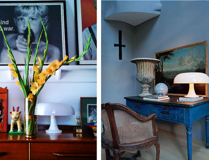 Modern Designer LED Mushroom Table Lamp – Minimalistic for Bedroom &amp; Living Room