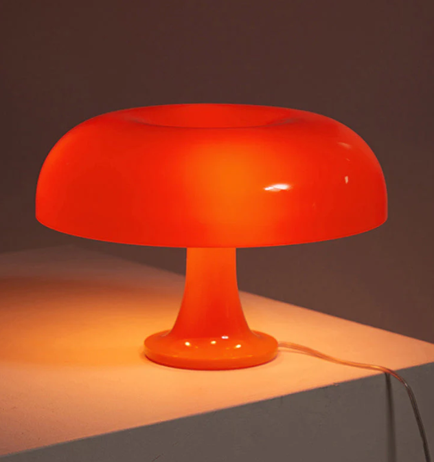 Modern Designer LED Mushroom Table Lamp – Minimalistic for Bedroom &amp; Living Room