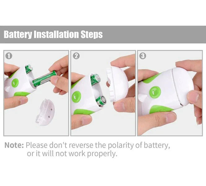 Elektrisk nagelklippare och fil