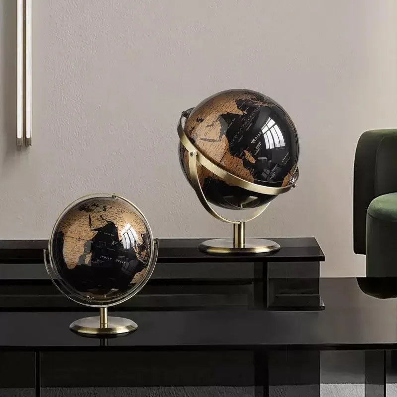 Orbia Globe | Rotating metal globe for desk &amp; learning environment