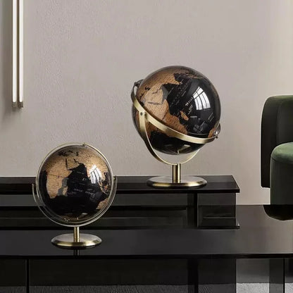 Orbia Globe | Rotating metal globe for desk &amp; learning environment