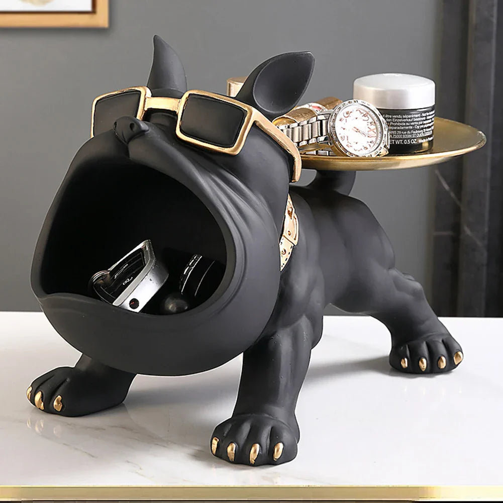 Chic Hund Figur - Lekfull & Stilig Dekor