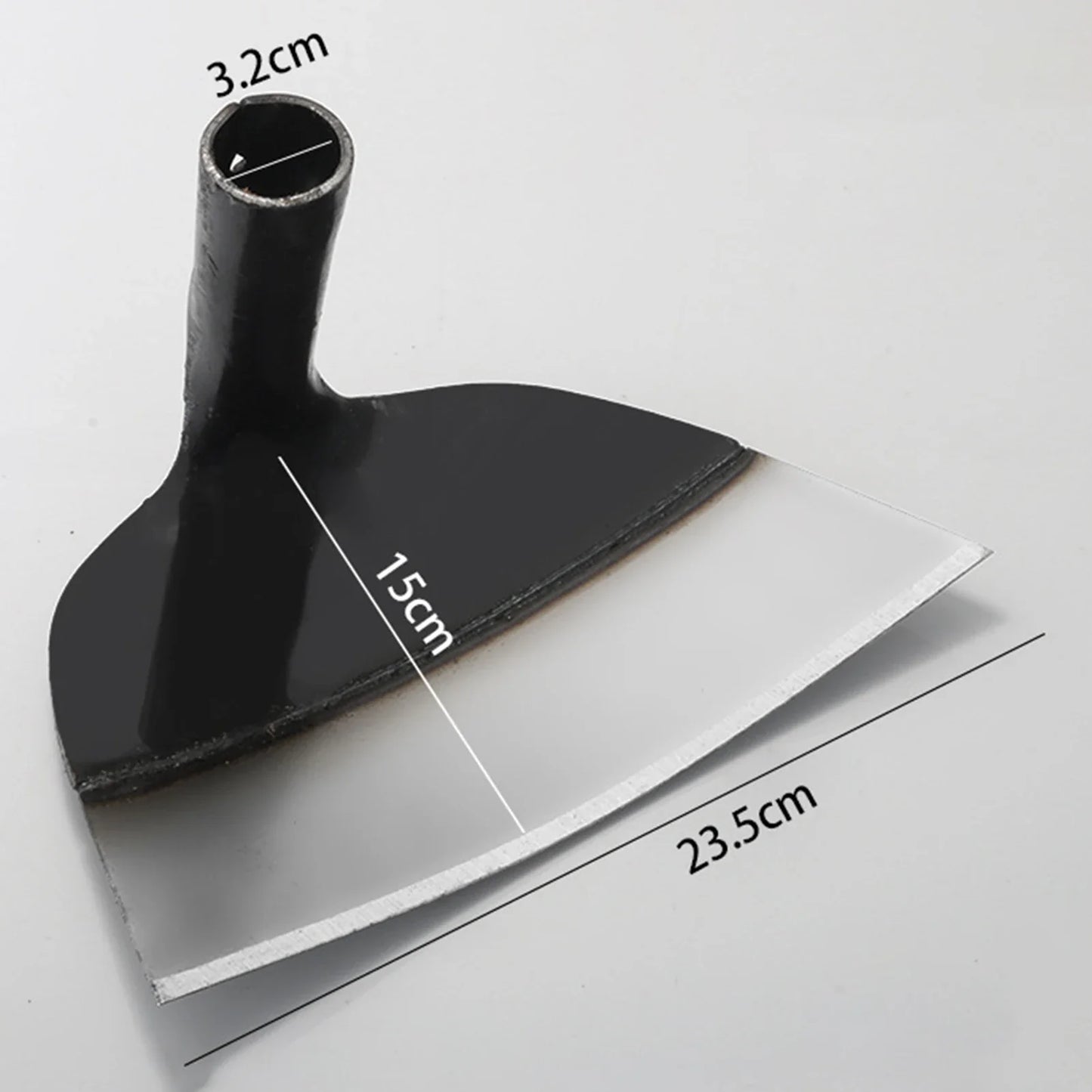 Carvallo Handhacka utan skaft | Högkvalitativ ogräshacka av kolstål | För rensning, jordlossa och grönsaksodling – Olika storlekar