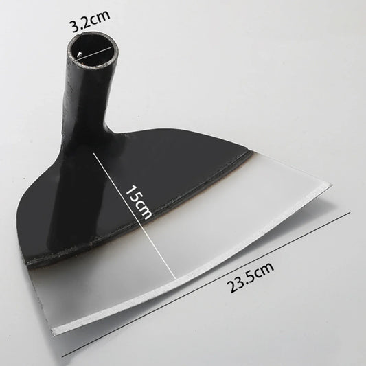 Carvallo Handhacka utan skaft | Högkvalitativ ogräshacka av kolstål | För rensning, jordlossa och grönsaksodling – Olika storlekar