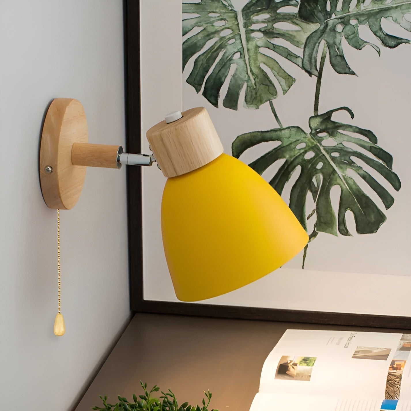 LED-läsarlampa för väggen – vridbar och elegant | Lämplig för sängen