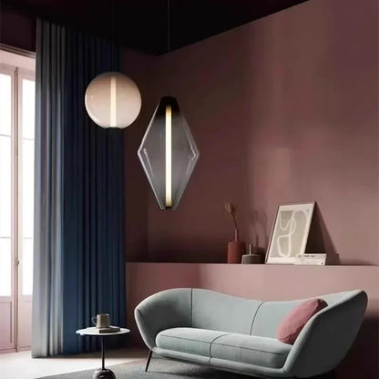 Pyrrhos | Skandinavisk glaspendellampa för sovrum och matrum