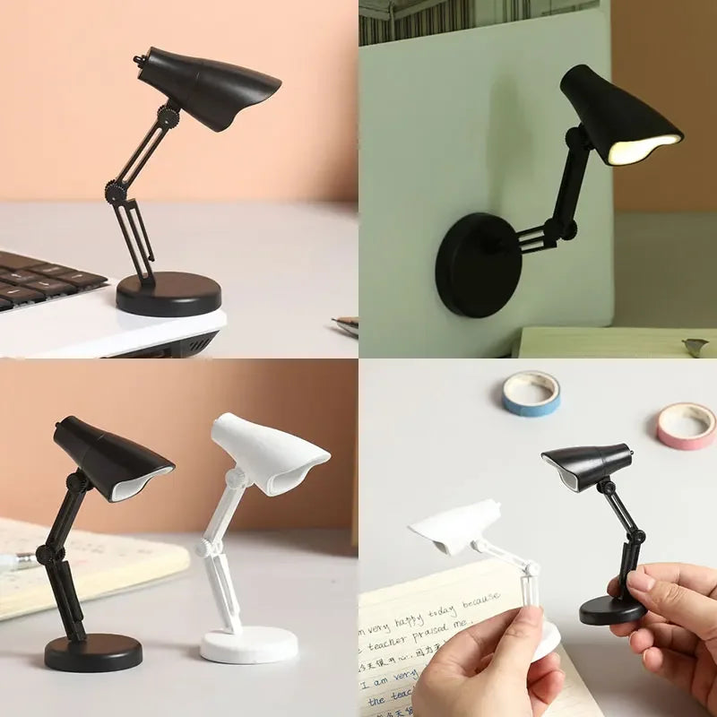 GlowFlex - Mini LED Nattlampa med Justerbar Arm för Skrivbord och Nattduksbord