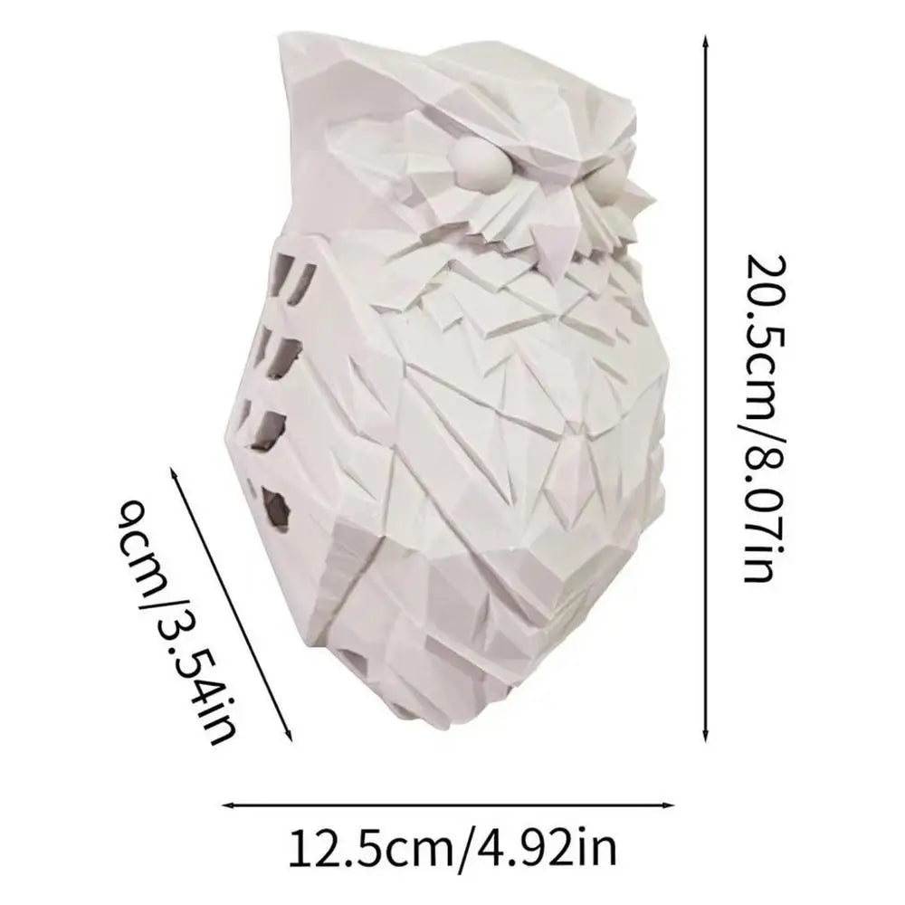 UggLjus - 3D Uggliformad Vägglampa för Sovrum och Hall