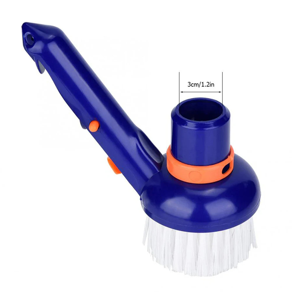 Carvallo Corner Brush for Pool Cleaning | For Pools, Spas & Hot Tubs | Nylon Bristles & Plastic Frame | Deep Cleaning for Hard-to-Reach Areas