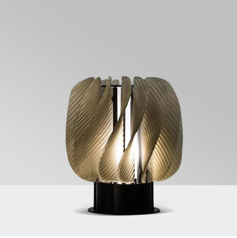 Modern, elegant LED-bordslampa i minimalistisk design av aluminium