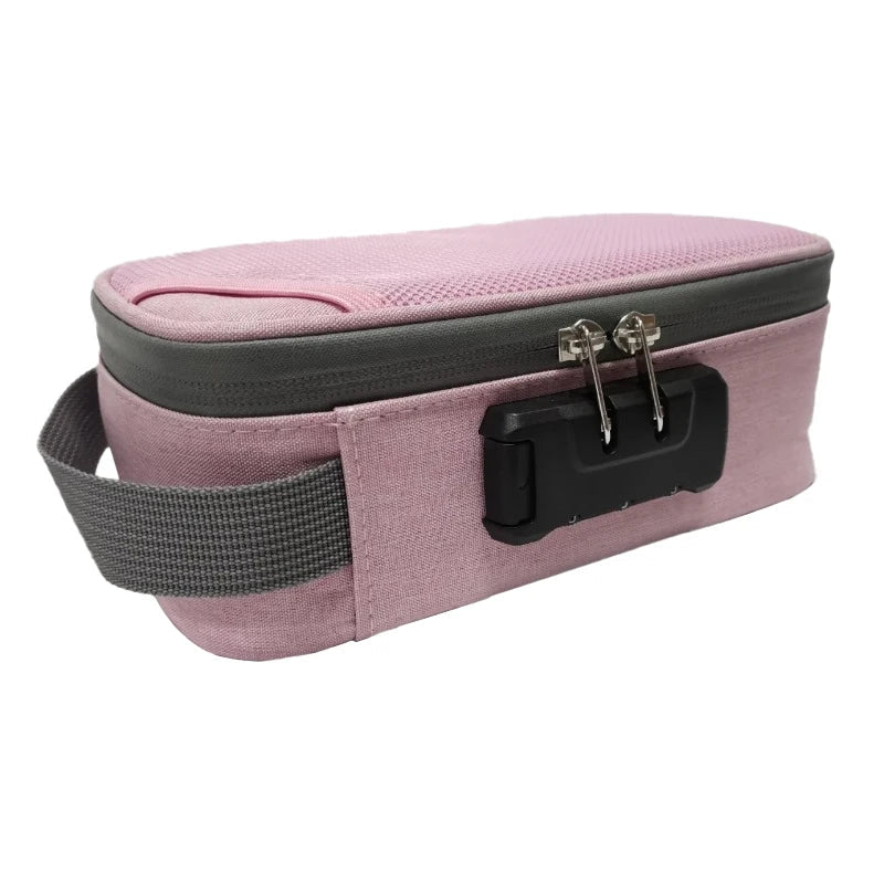 Carvallo Beauty Case | Låsbart kosmetikväsk med kombinationslås | Bärbar förvaring för resor & vardag