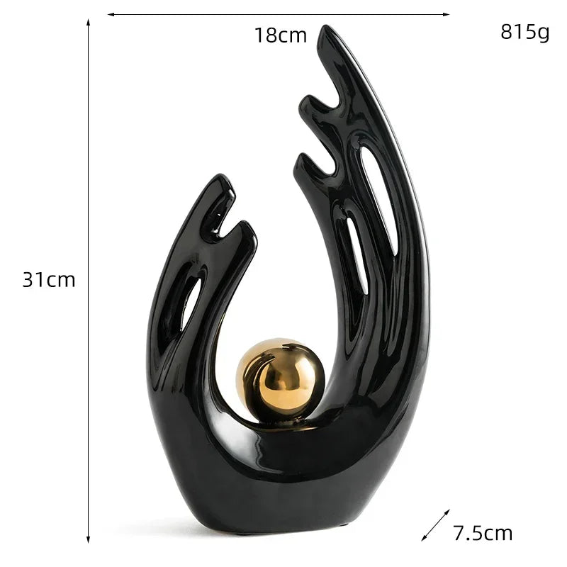 ZenAura Skulptur Set – Modern och Elegant