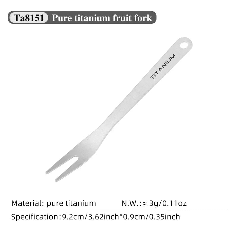 Carvallo Titan-fruktgafflar | Ultralätt & Återanvändbar | Dessert-, tårta- & salladsgaffel för camping, hem & gastronomi