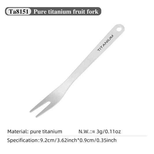 Carvallo Titan-fruktgafflar | Ultralätt & Återanvändbar | Dessert-, tårta- & salladsgaffel för camping, hem & gastronomi