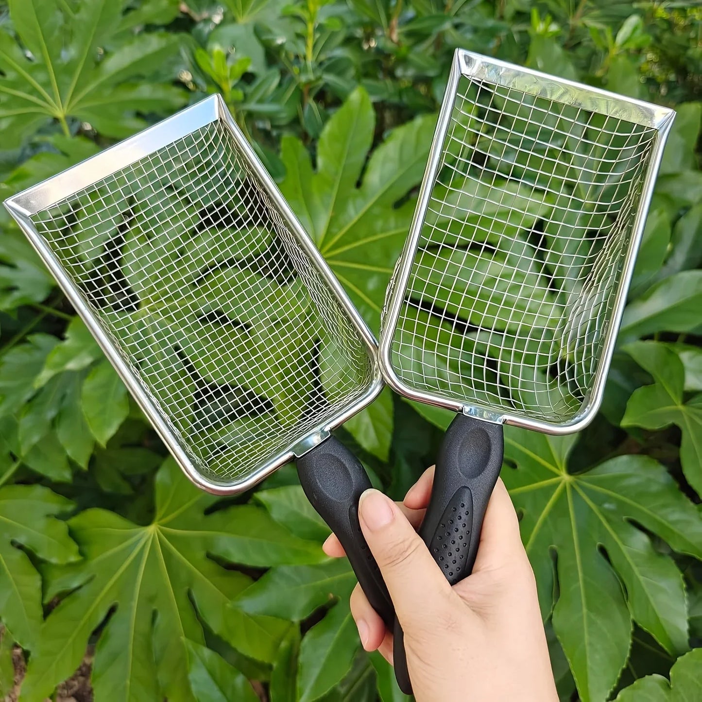 Carvallo DuoSet GARTENSIFT | 2-pack med handtag | För jord, sand och kompost