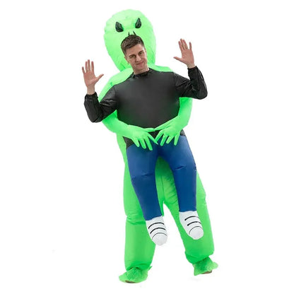 Herrarnas Roliga Inflatable Halloween Kostym | Alien Bear Me Kostym