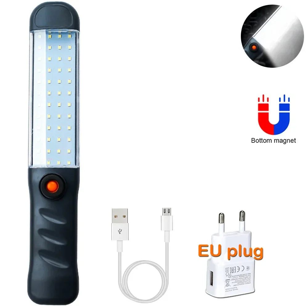 Carvallo Worklight | 20W LED arbetslampa | Magnet & krok | USB uppladdningsbar & vattentät