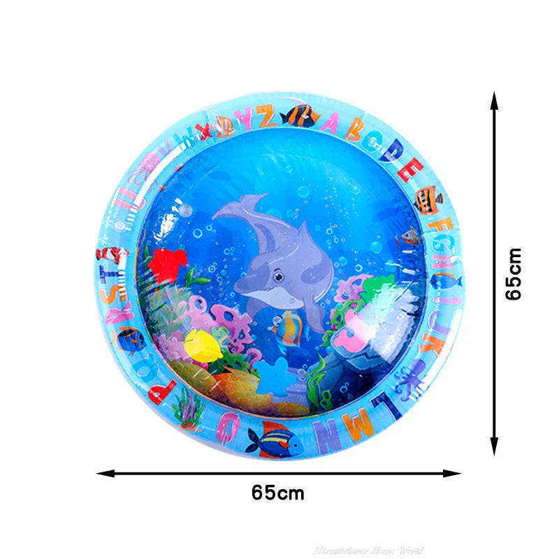 Carvallo | Interaktiv vattenspelmatta för katter och hundar | Svalkande sommar-spelmatta | Upplåsbar och bärbar | 65 cm / 100 cm