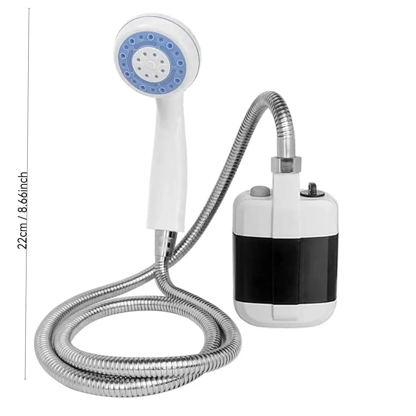 Bärbar USB-campingdusch för utomhusbruk