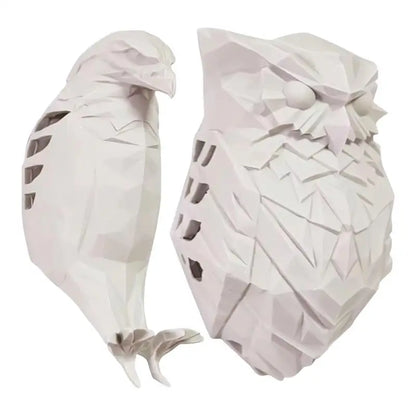 UggLjus - 3D Uggliformad Vägglampa för Sovrum och Hall