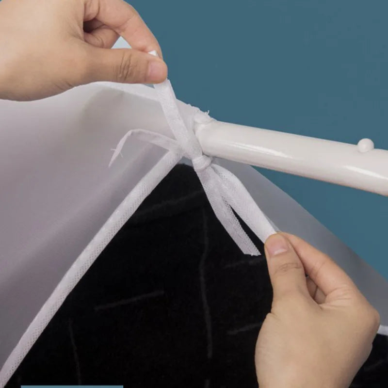 Carvallo klädhängare PEVA | Dammtät & Vattentät | I 6 storlekar | För kostymer, klänningar & garderobstänger