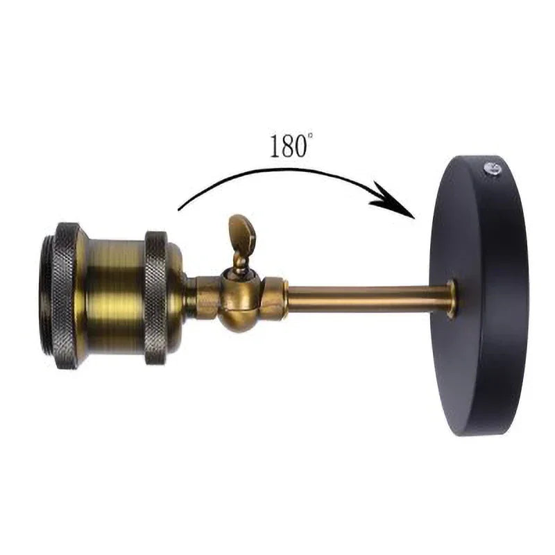 RetroAngle - Industriell Vägglampa med Justerbar Vinkel
