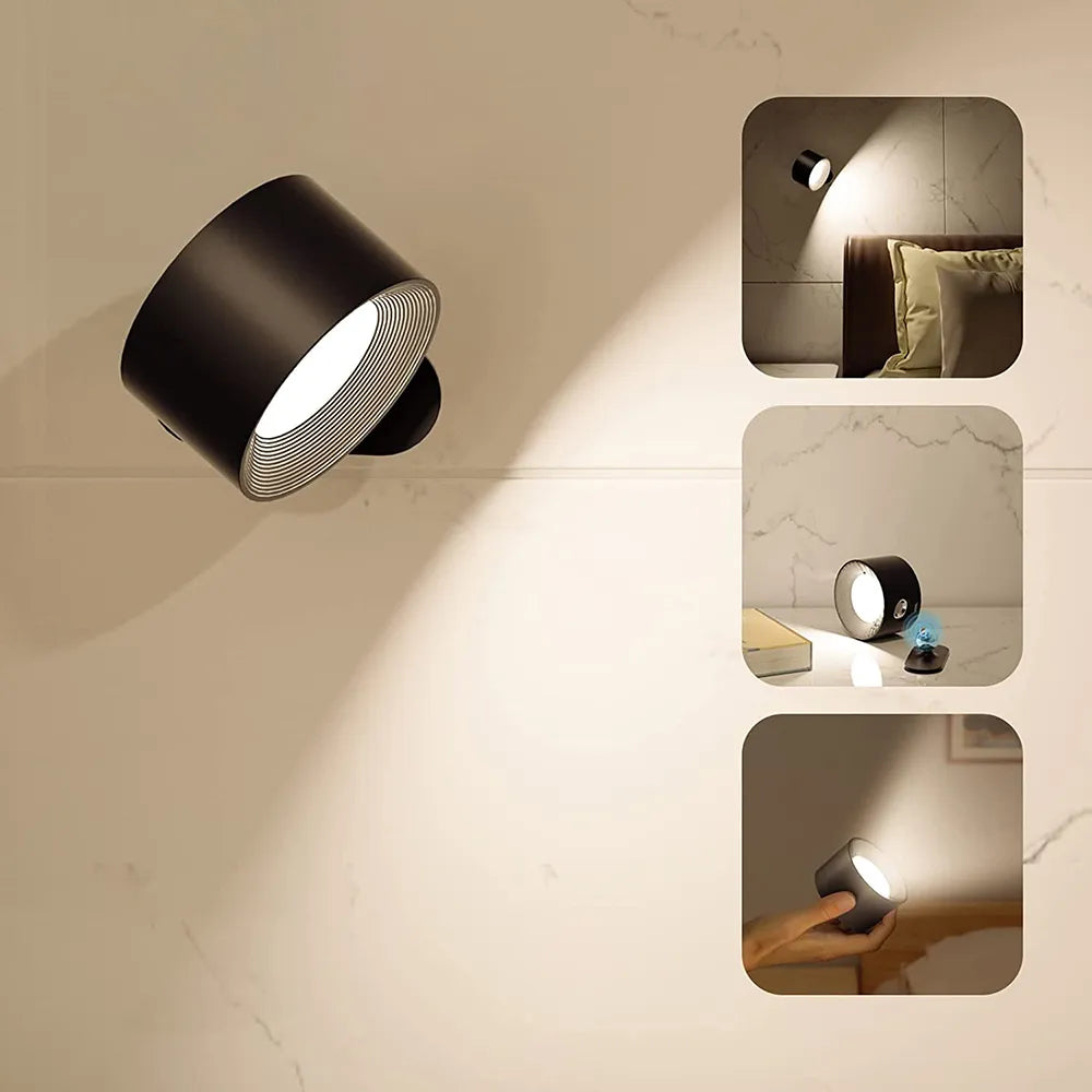 Trådlös LED Vägglampa för Klistra På