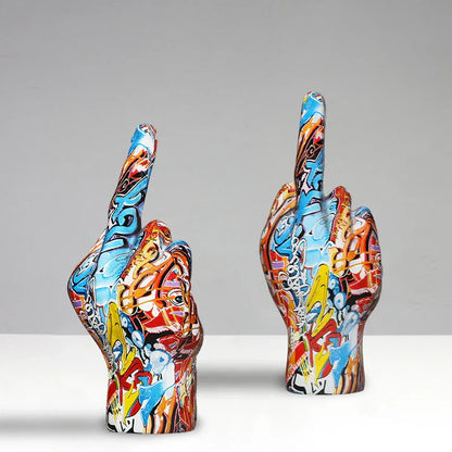 ArtCreativ | Jag Har En Dålig Attityd Skulptur för Hem- och Kontorsinredning