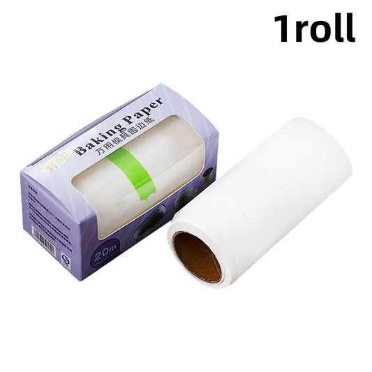 Carvallo Bakplåtspapper på rulle 1/2/3 stycken à 20 m | Non-stick & Värmebeständig | För ugn, mikrovågsugnar & Luftfritös | Livsmedelsäker & Vattentålig