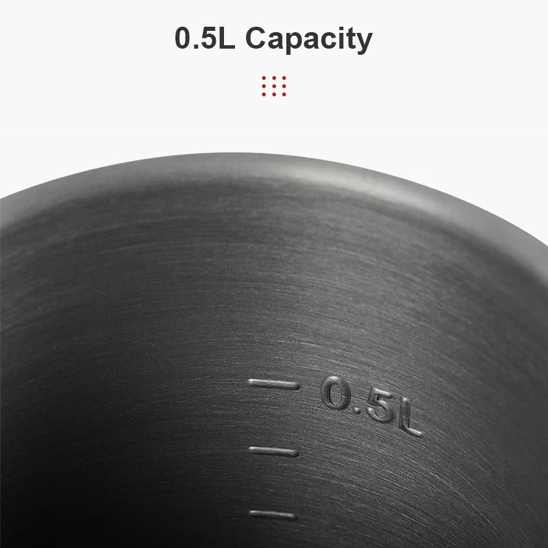 Carvallo Ultralätt BRS-61 Campingkök med integrerad värmelagringstopf | Utomhus gaskök för trekking & ryggsäckresor